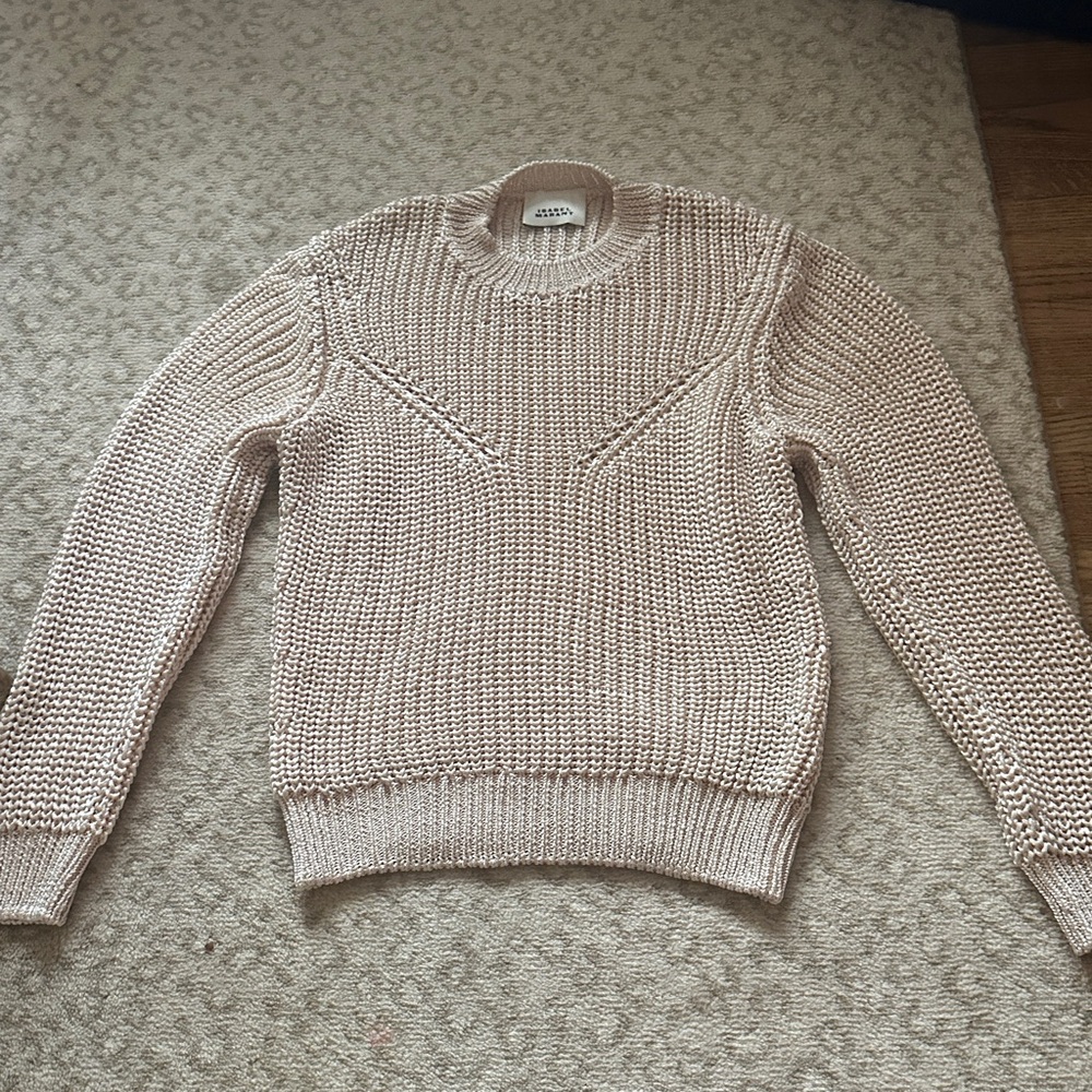 Isabel Marant Women’s Cream Crewneck Sweater